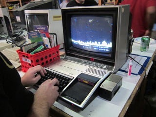 TI-99/4a playing Parsec